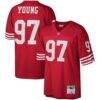 Bryant Young San Francisco 49ers Mitchell & Ness Legacy Replica Jersey - - Front View