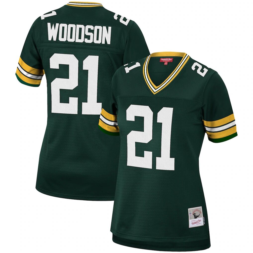 Charles Woodson Green Bay Packers Mitchell & Ness Women's 2010 Legacy Replica Player Jersey