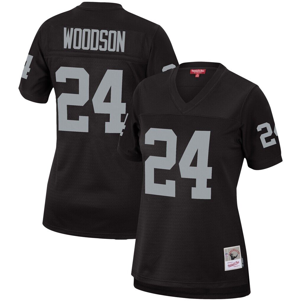 Charles Woodson Las Vegas Raiders Mitchell & Ness Women's Legacy Replica Team Jersey