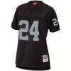 Charles Woodson Las Vegas Raiders Mitchell & Ness Women's Legacy Replica Team Jersey - Black - Side View