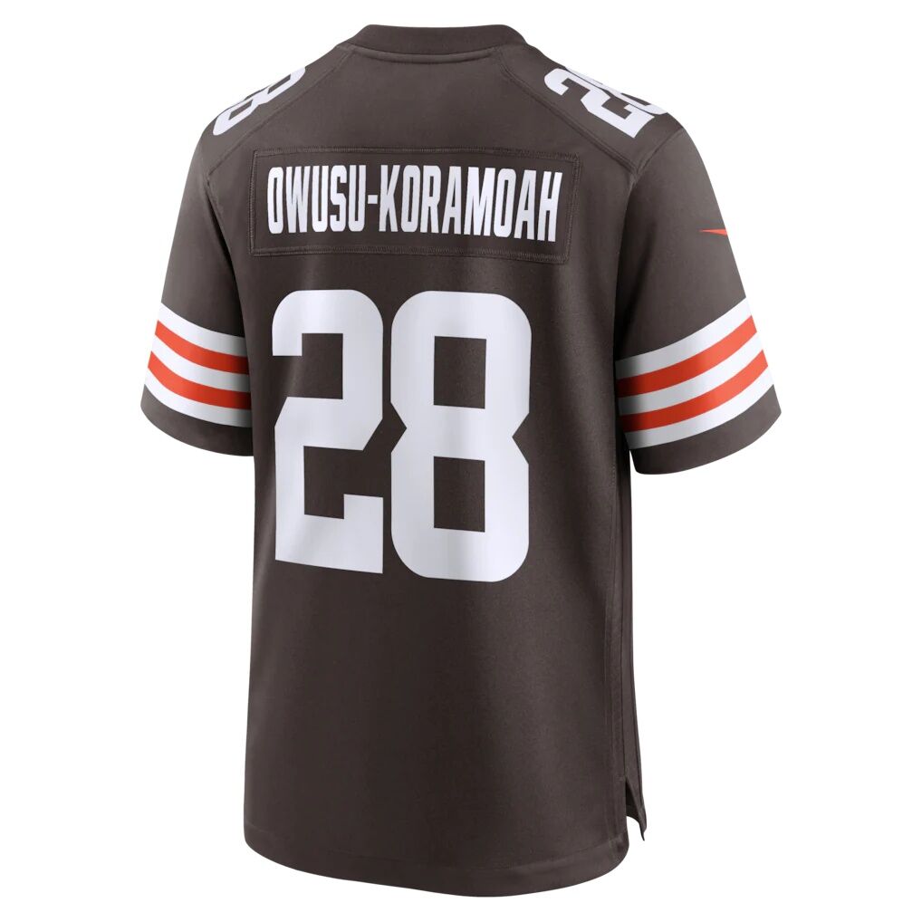 Jeremiah Owusu-Koramoah Cleveland Browns Nike Game Player Jersey