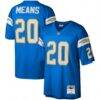 Natrone Means Los Angeles Chargers Mitchell & Ness Legacy Replica Jersey - - Front View