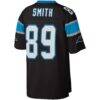 Steve Smith Carolina Panthers Mitchell & Ness Legacy Replica Jersey - Black - Detail View