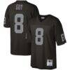 Ray Guy Las Vegas Raiders Mitchell & Ness Legacy Replica Jersey - Black - Front View