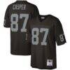 Dave Casper Las Vegas Raiders Mitchell & Ness Legacy Replica Jersey - Black - Front View