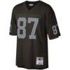 Dave Casper Las Vegas Raiders Mitchell & Ness Legacy Replica Jersey - Black - Side View
