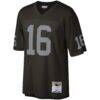 George Blanda Las Vegas Raiders Mitchell & Ness Legacy Replica Jersey - Black - Side View