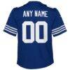 Indianapolis Colts Nike Youth Alternate Custom Game Jersey - - Detail View