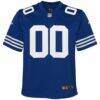 Indianapolis Colts Nike Youth Alternate Custom Game Jersey - - Side View