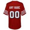 San Francisco 49ers Nike Youth Alternate Custom Game Jersey - Red - Detail View