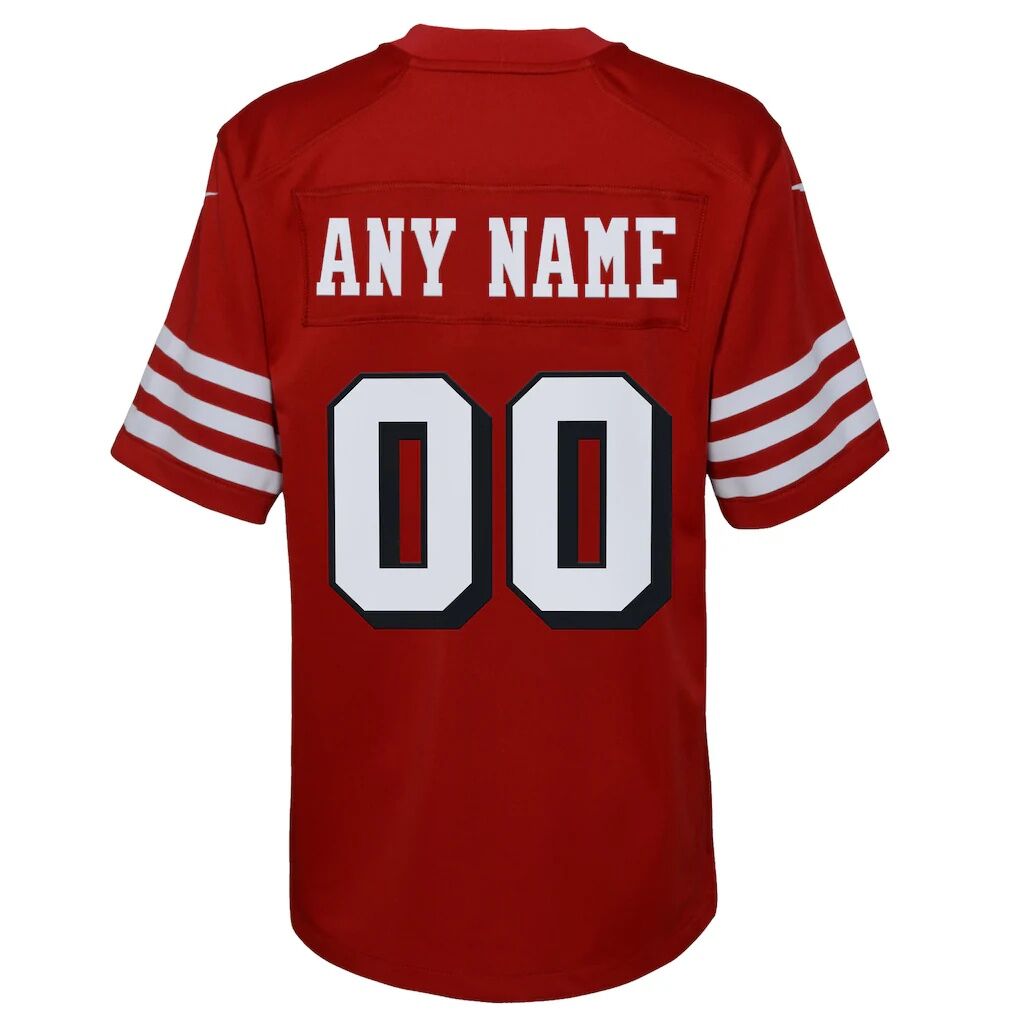 San Francisco 49ers Nike Youth Alternate Custom Game Jersey - Scarlet