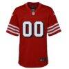 San Francisco 49ers Nike Youth Alternate Custom Game Jersey - Red - Side View