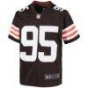 Myles Garrett Cleveland Browns Nike Youth Game Jersey - Brown - Side View