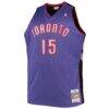 Vince Carter Toronto Raptors Mitchell & Ness Big & Tall 1999/00 Hardwood Classics Swingman Jersey - Purple - Side View