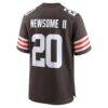 Greg Newsome II Cleveland Browns Nike Game Jersey - Brown - Detail View