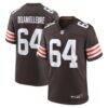 Joe DeLamielleure Cleveland Browns Nike Game Retired Player Jersey - Brown - Front View