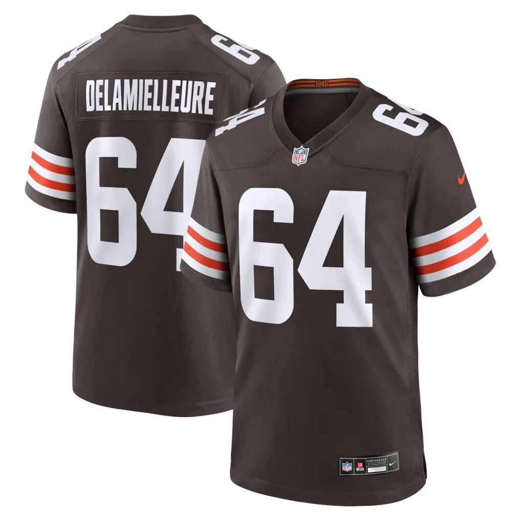 Joe DeLamielleure Cleveland Browns Nike Game Retired Player Jersey