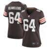 Joe DeLamielleure Cleveland Browns Nike Women's Game Retired Player Jersey - Brown - Front View
