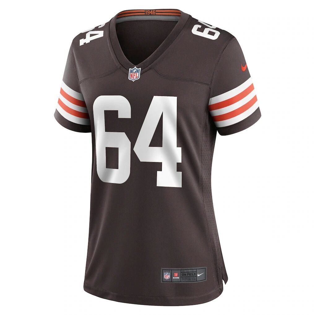 Joe DeLamielleure Cleveland Browns Nike Women's Game Retired Player Jersey