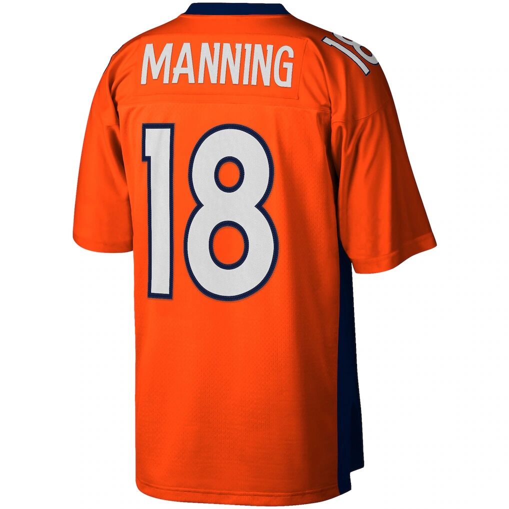 Peyton Manning Denver Broncos Mitchell & Ness Big & Tall 2015 Retired Player Replica Jersey