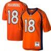 Peyton Manning Denver Broncos Mitchell & Ness Big & Tall 2015 Retired Player Replica Jersey - Orange - Front View