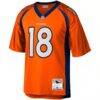 Peyton Manning Denver Broncos Mitchell & Ness Big & Tall 2015 Retired Player Replica Jersey - Orange - Side View