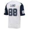 CeeDee Lamb Dallas Cowboys Nike Alternate Game Team Jersey - White - Detail View