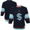 Seattle Kraken Toddler Home Replica Jersey - Navy - Front View