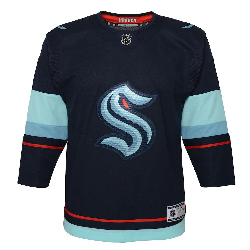 Seattle Kraken Youth Home Premier Jersey