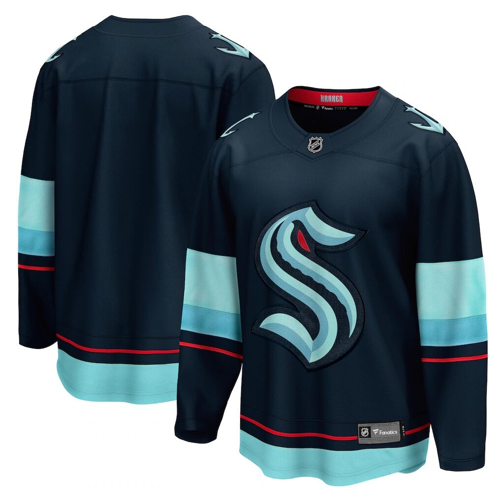 Seattle Kraken Fashion7 Home Breakaway Jersey - Deep Sea Blue