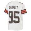 Myles Garrett Cleveland Browns Nike Youth Game Jersey - White - Detail View