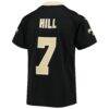 Taysom Hill New Orleans Saints Nike Youth Game Jersey - Black - Detail View