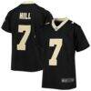 Taysom Hill New Orleans Saints Nike Youth Game Jersey - Black - Front View