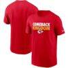 Kansas City Chiefs Nike Hometown Collection Comeback T-Shirt - Red - Front View