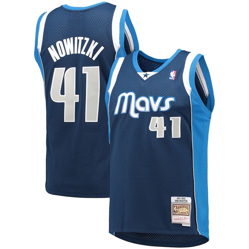 Dirk Nowitzki Dallas Mavericks Mitchell & Ness 2011/12 Hardwood Classics Swingman Jersey