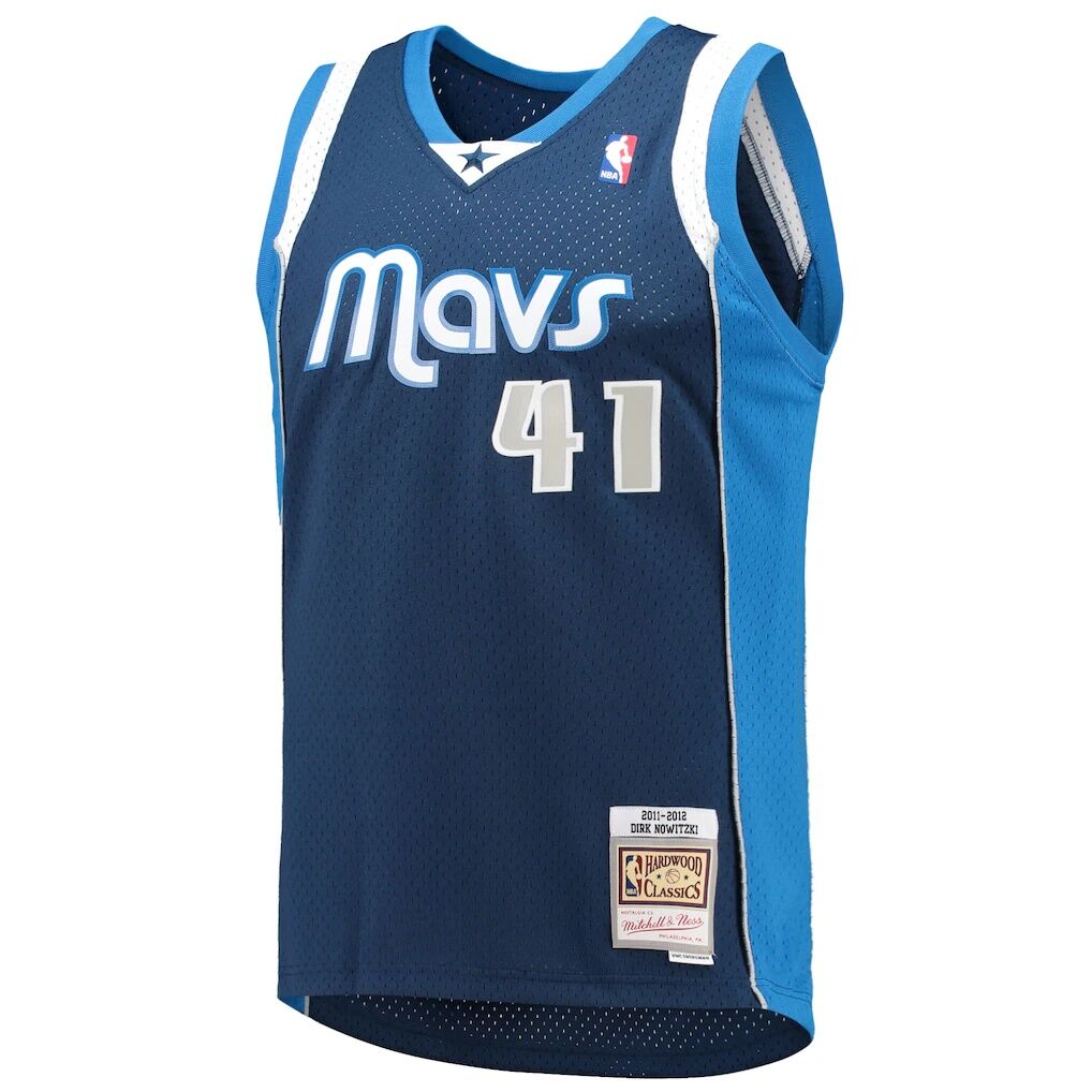 Dirk Nowitzki Dallas Mavericks Mitchell & Ness 2011/12 Hardwood Classics Swingman Jersey