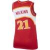 Dominique Wilkins Atlanta Hawks Mitchell & Ness Women's Hardwood Classics Swingman Jersey - Red - Front View