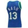 Steve Nash Dallas Mavericks Mitchell & Ness Women's 1998/99 Hardwood Classics Swingman Jersey - Blue - Detail View
