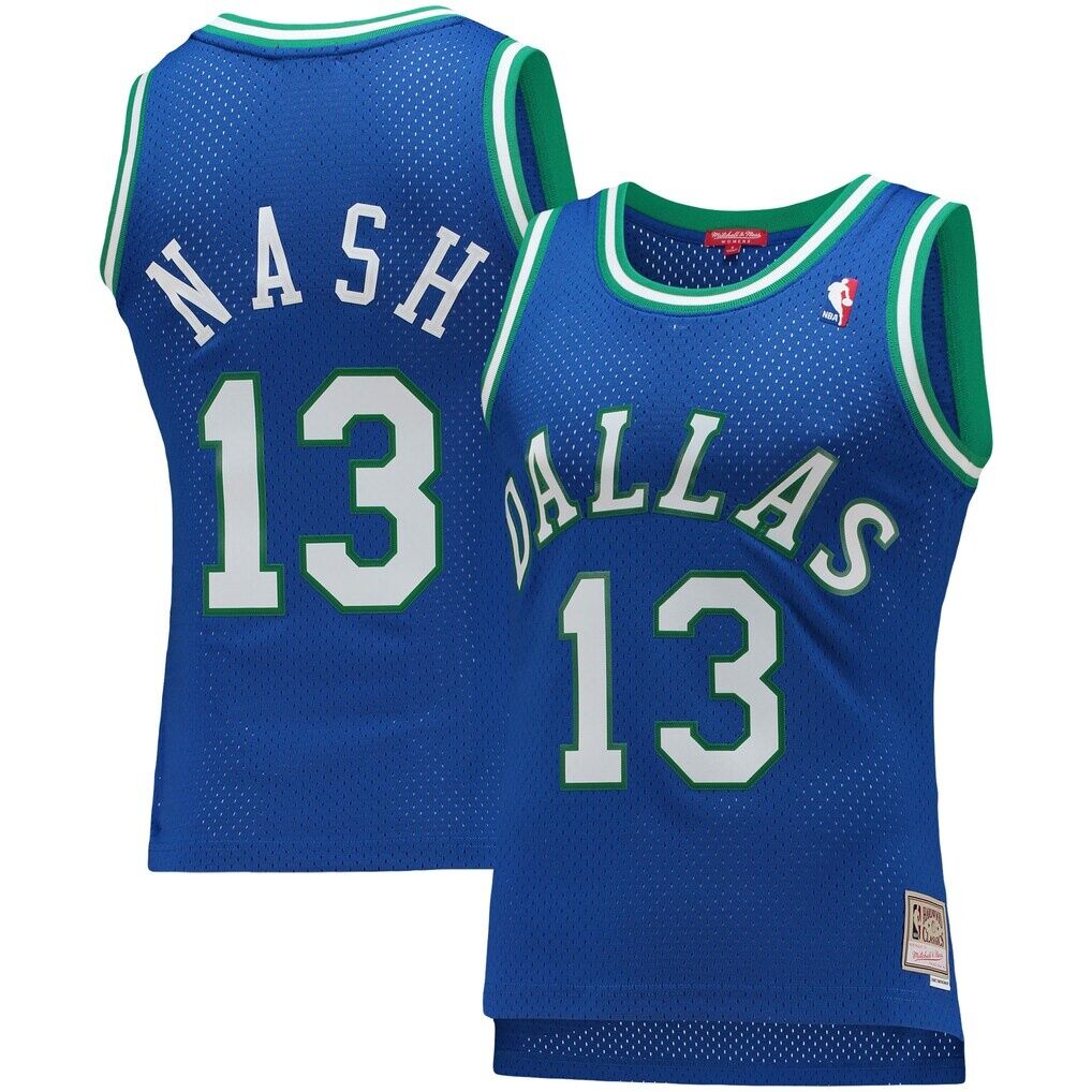 Steve Nash Dallas Mavericks Mitchell & Ness Women's 1998/99 Hardwood Classics Swingman Jersey