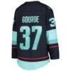 Yanni Gourde Seattle Kraken Youth Home Premier Player Jersey - - Detail View