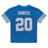 Barry Sanders Detroit Lions Mitchell & Ness Male Preschool 1996 Retired Legacy Jersey - Blue - Detail View