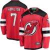 Dougie Hamilton New Jersey Devils Fashion7 Breakaway Player Jersey - Red - Front View