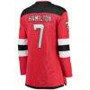 Dougie Hamilton New Jersey Devils Fashion7 Women's Breakaway Player Jersey - Red - Detail View