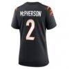 Evan McPherson Cincinnati Bengals Nike Women's Game Jersey - Black - Detail View