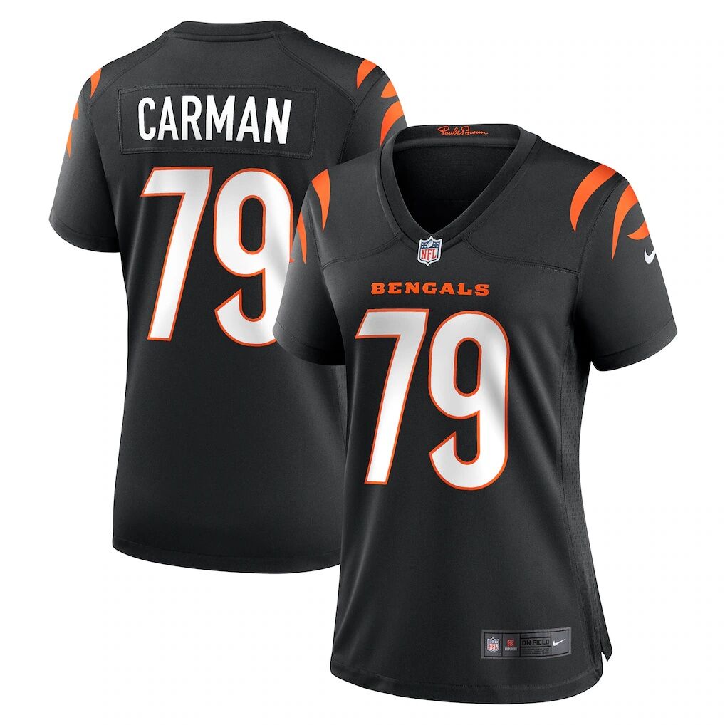 Jackson Carman Cincinnati Bengals Nike Women’s Game Jersey