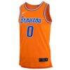 #0 Boise State Broncos Nike Retro Replica Basketball Jersey - Orange - Side View