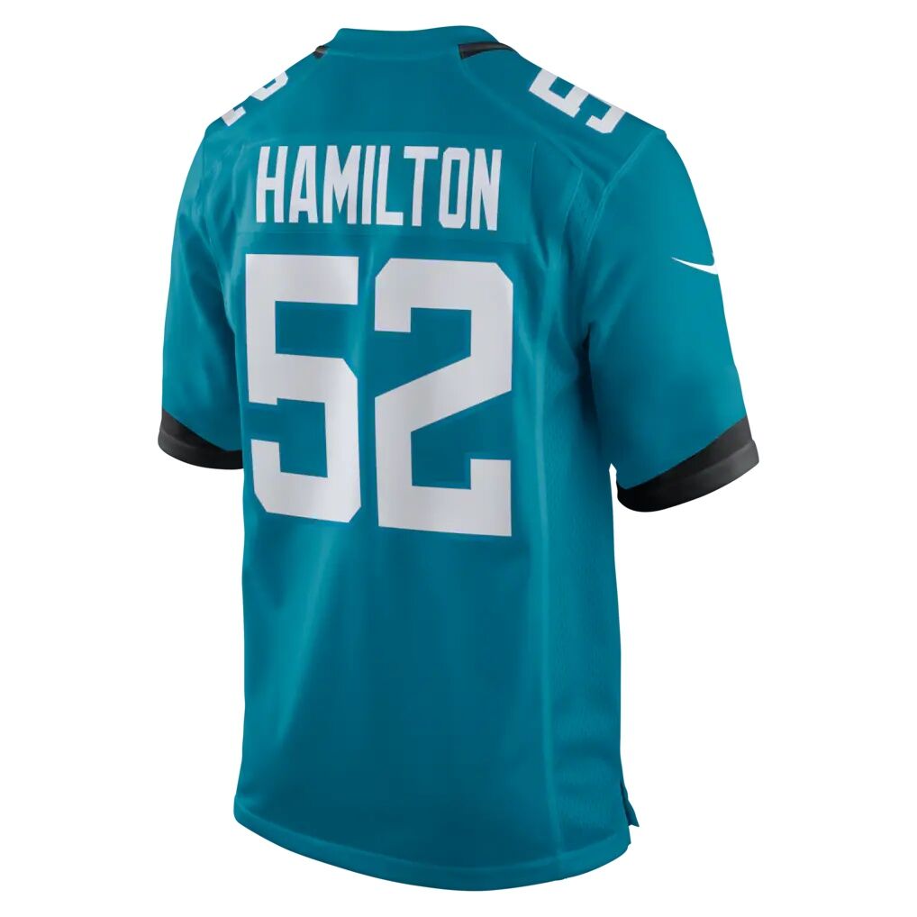 DaVon Hamilton Jacksonville Jaguars Nike Game Jersey