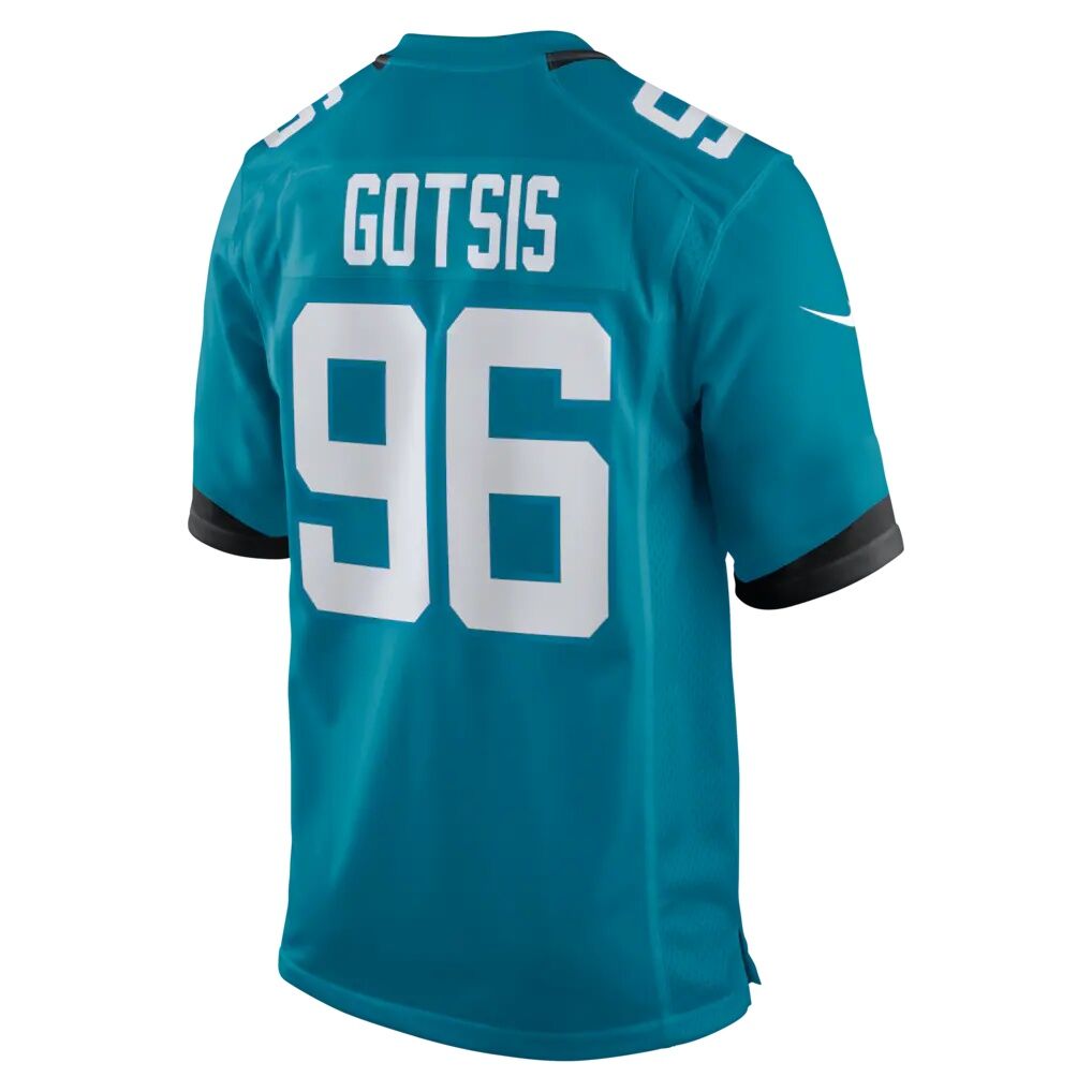 Adam Gotsis Jacksonville Jaguars Nike Game Jersey