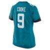 Logan Cooke Jacksonville Jaguars Nike Women's Game Jersey - Teal - Detail View