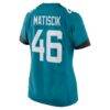 Ross Matiscik Jacksonville Jaguars Nike Women's Game Jersey - Teal - Detail View